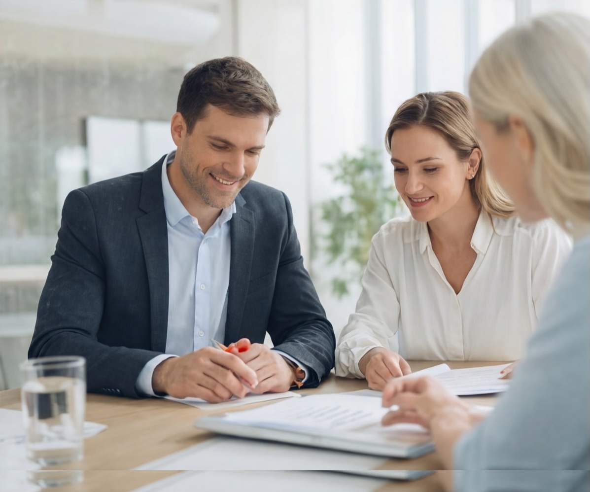 Team von Consilium & Partner im Austausch